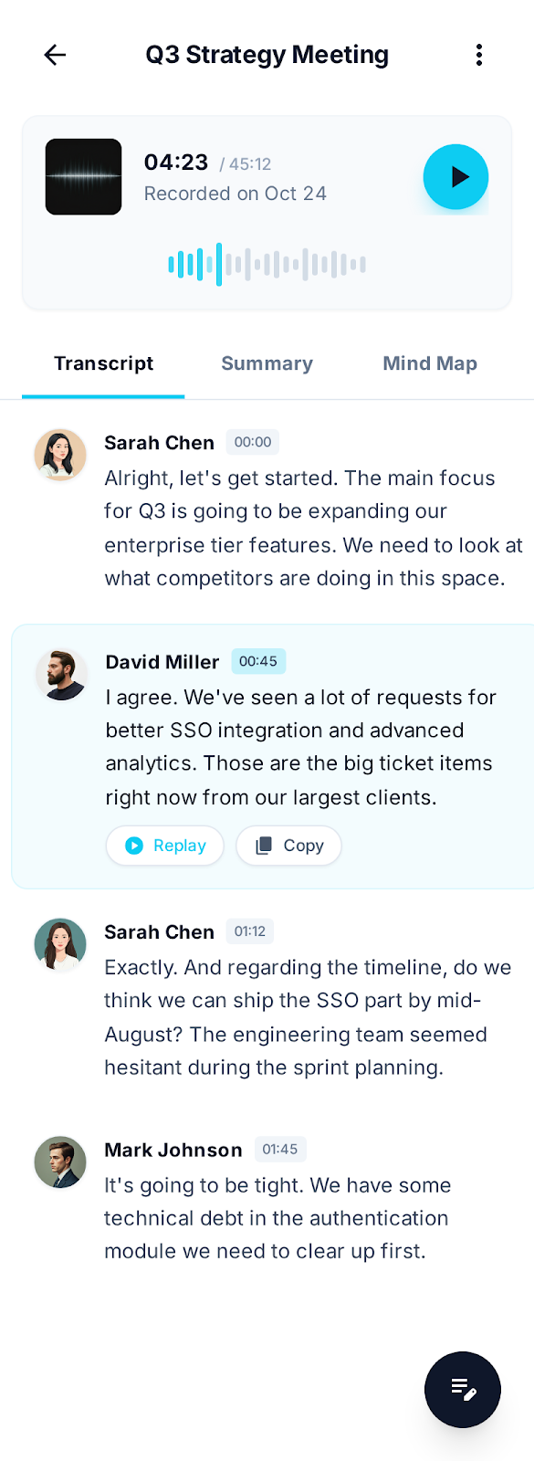 NoMeet Mind Map View